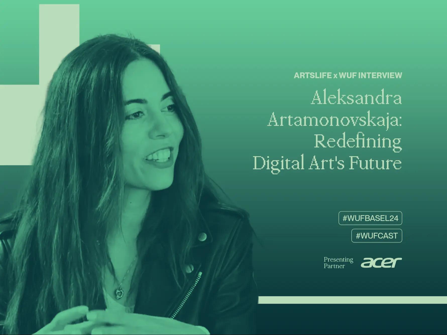 ALEKSANDRA ARTAMONOVSKAJA ArtsLife Interview (WUF Basel 2024)