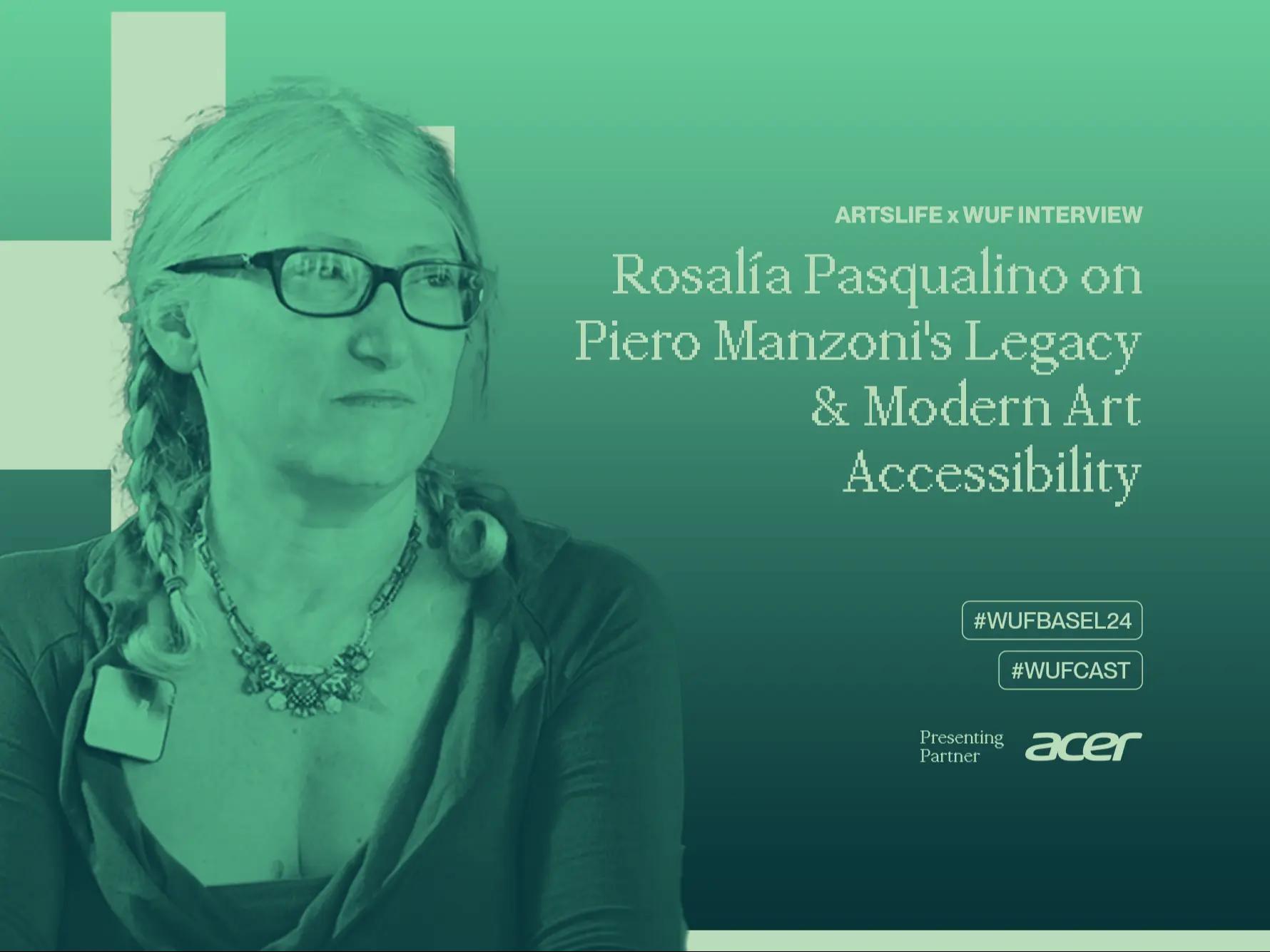 ROSALIA PASQUALINO DI MARINEO ArtsLife Interview X WUF