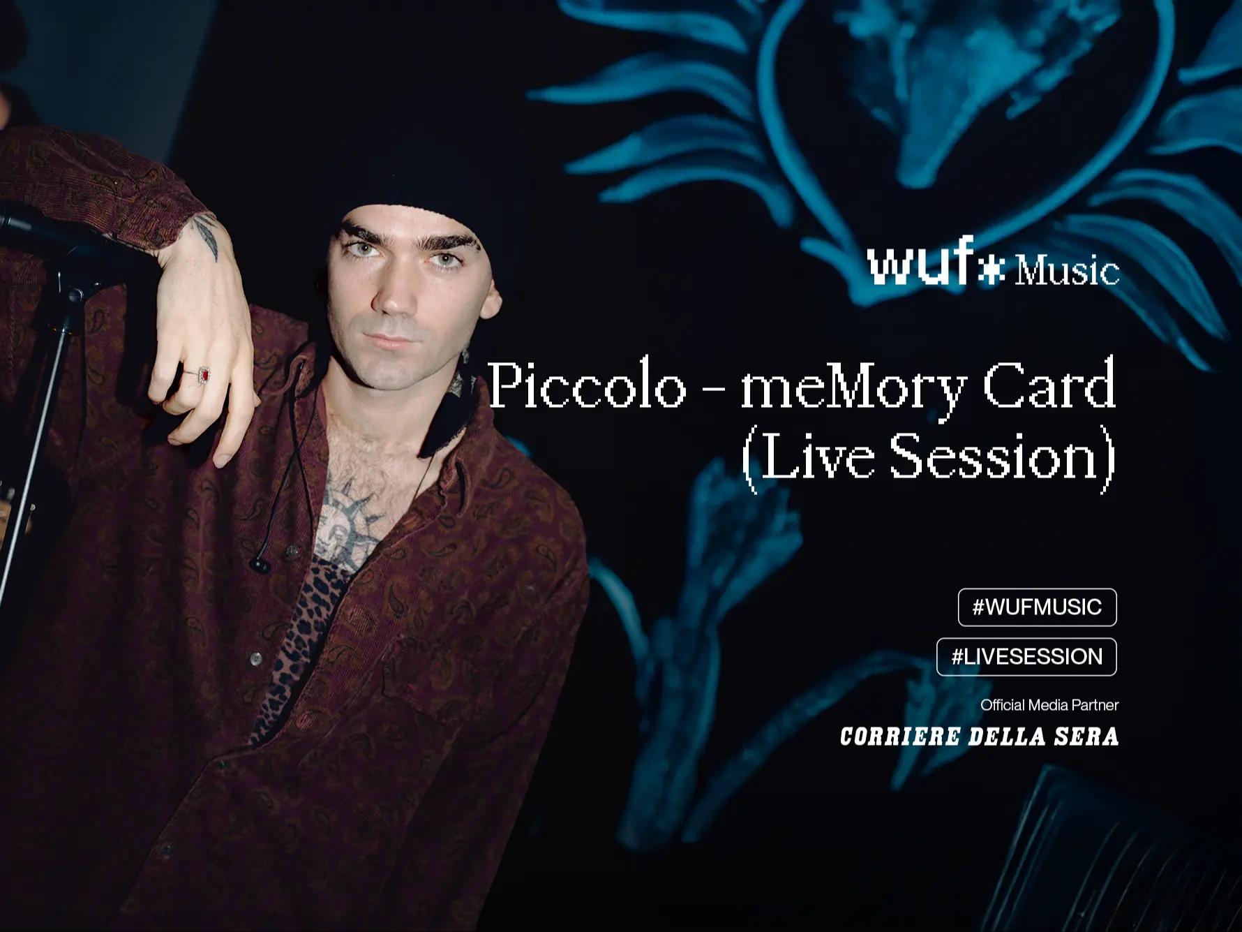 Piccolo - meMory Card (Live Session)