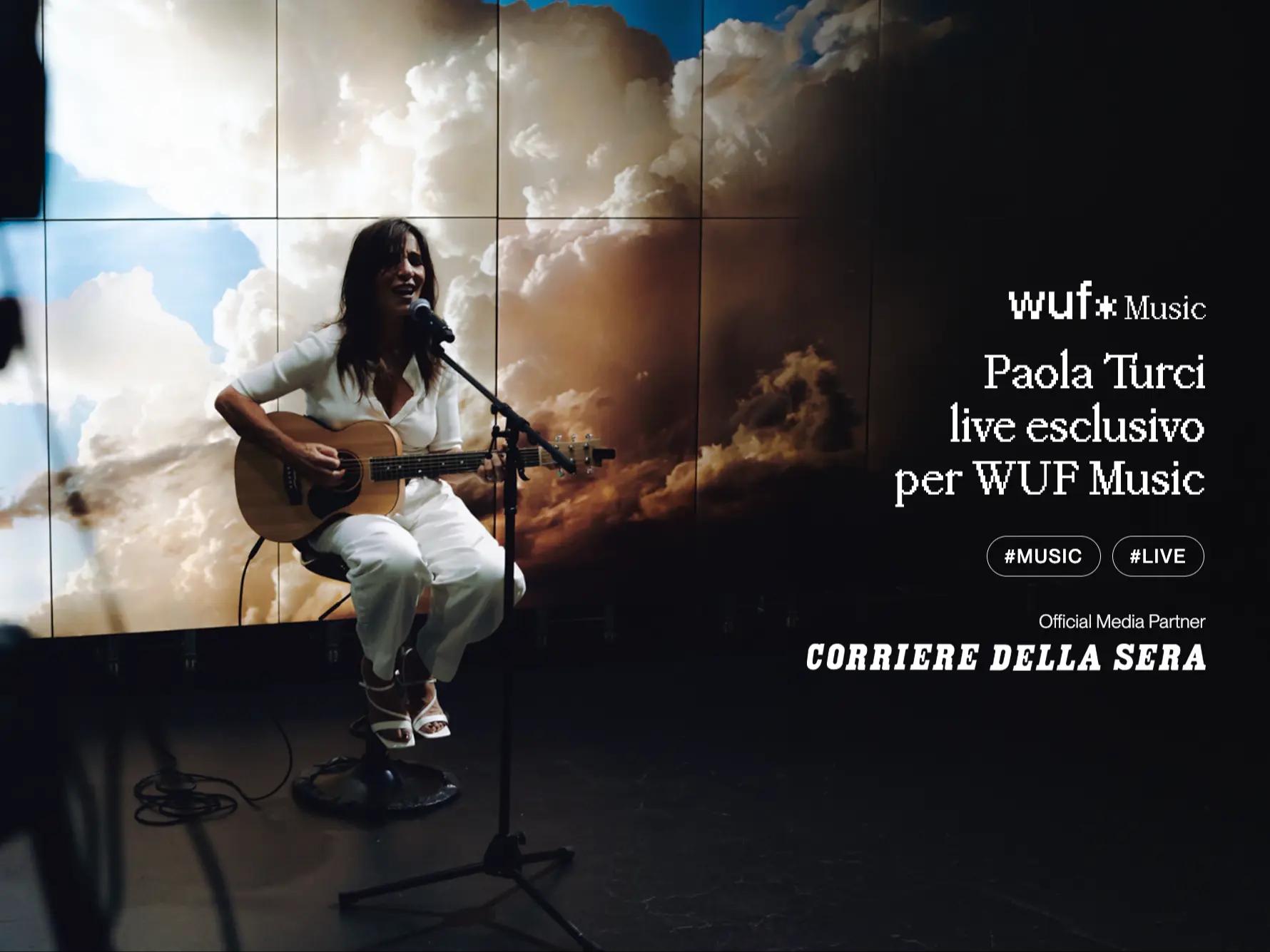 Paola Turci live esclusivo per WUF Music