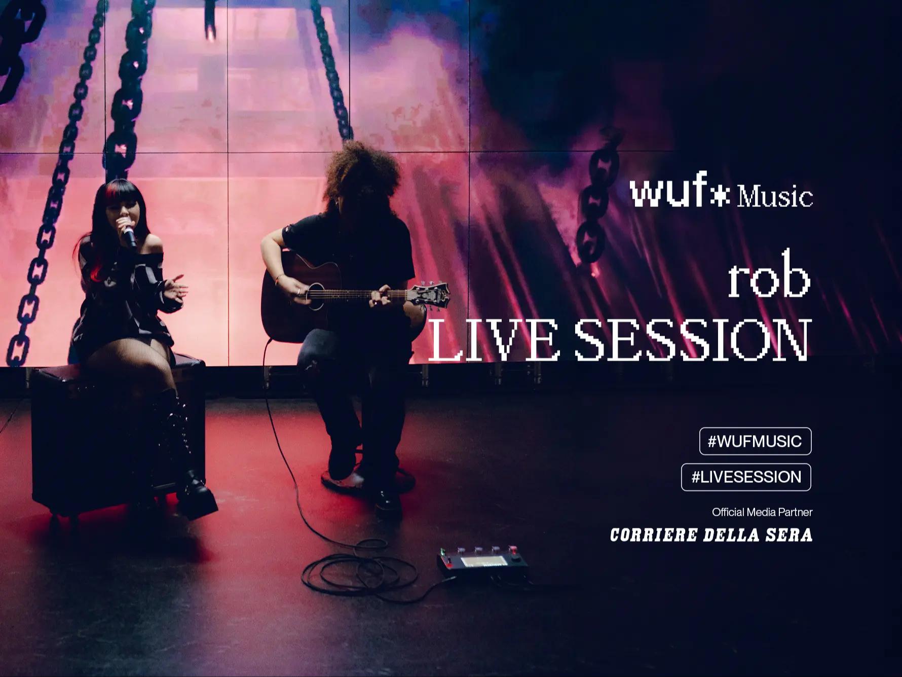 rob: live session esclusiva per WUF Music